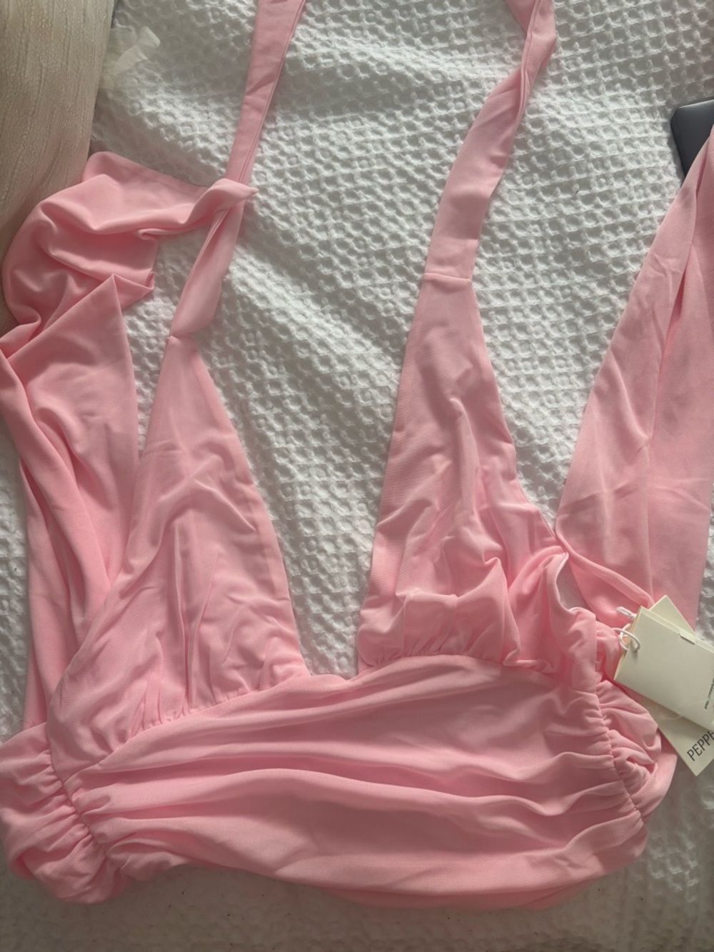 Peppermayo Baby Pink Halter Top - Picture 5 of 6